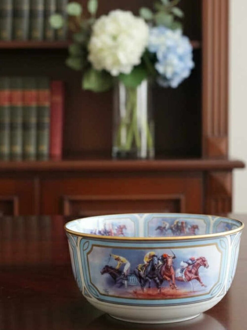 Kentucky derby large decorative bowl